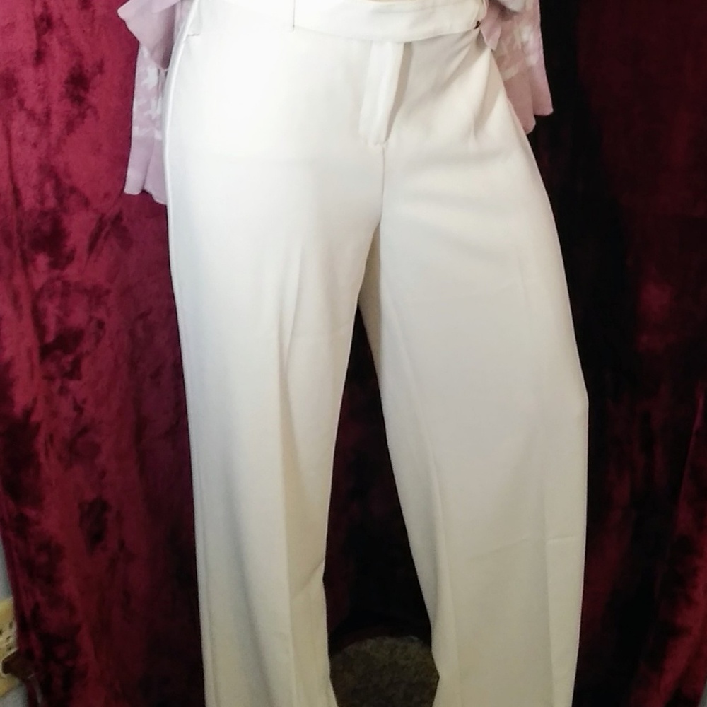 White House Black Market wide leg dress pants